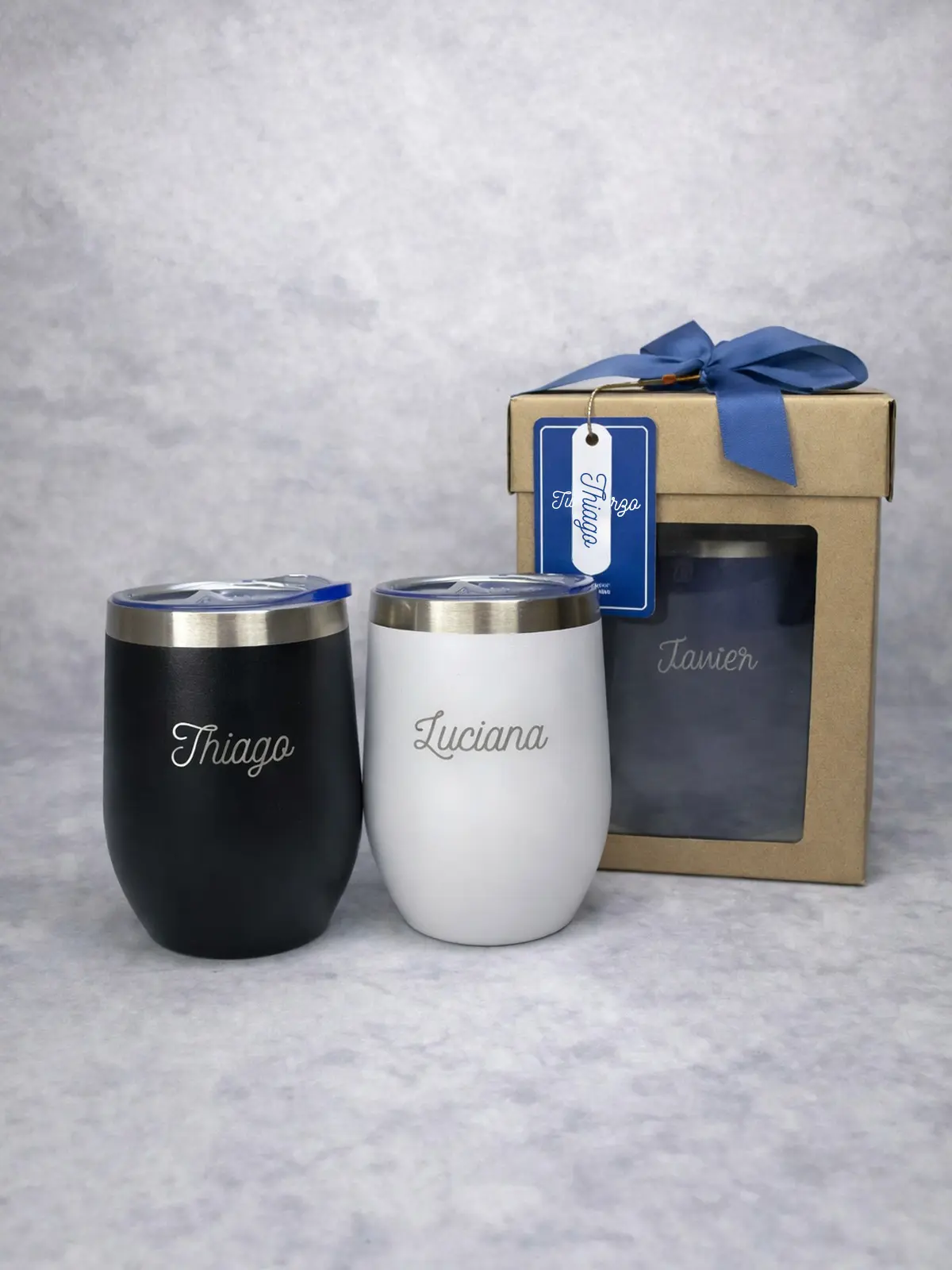 Regalo corporativo con vaso mug grabado láser